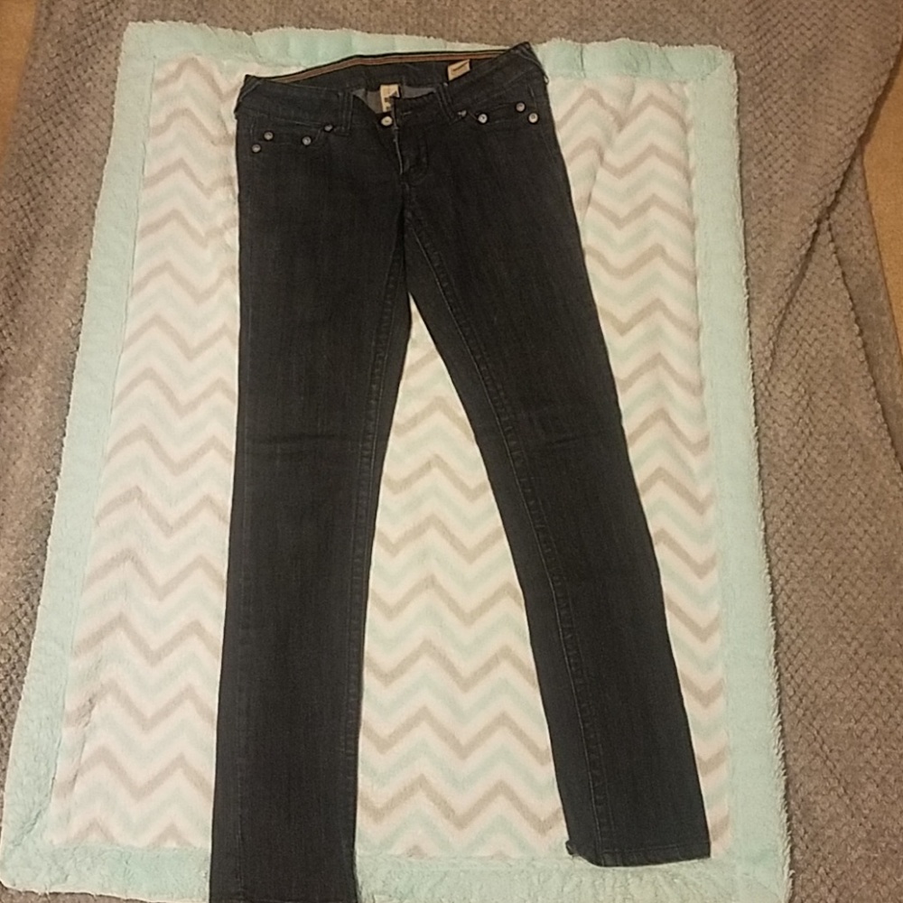 Dark blue skinny jeans